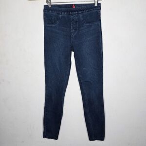 Spanx Skinny Stretch Pull On Jeans Blue Women's Small S